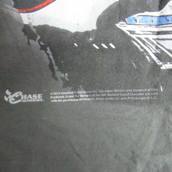 Chase Authentics T Shirt Mens Large Gray Dale Jr NASCAR National Guard Crew Tee - Picture 5 of 11